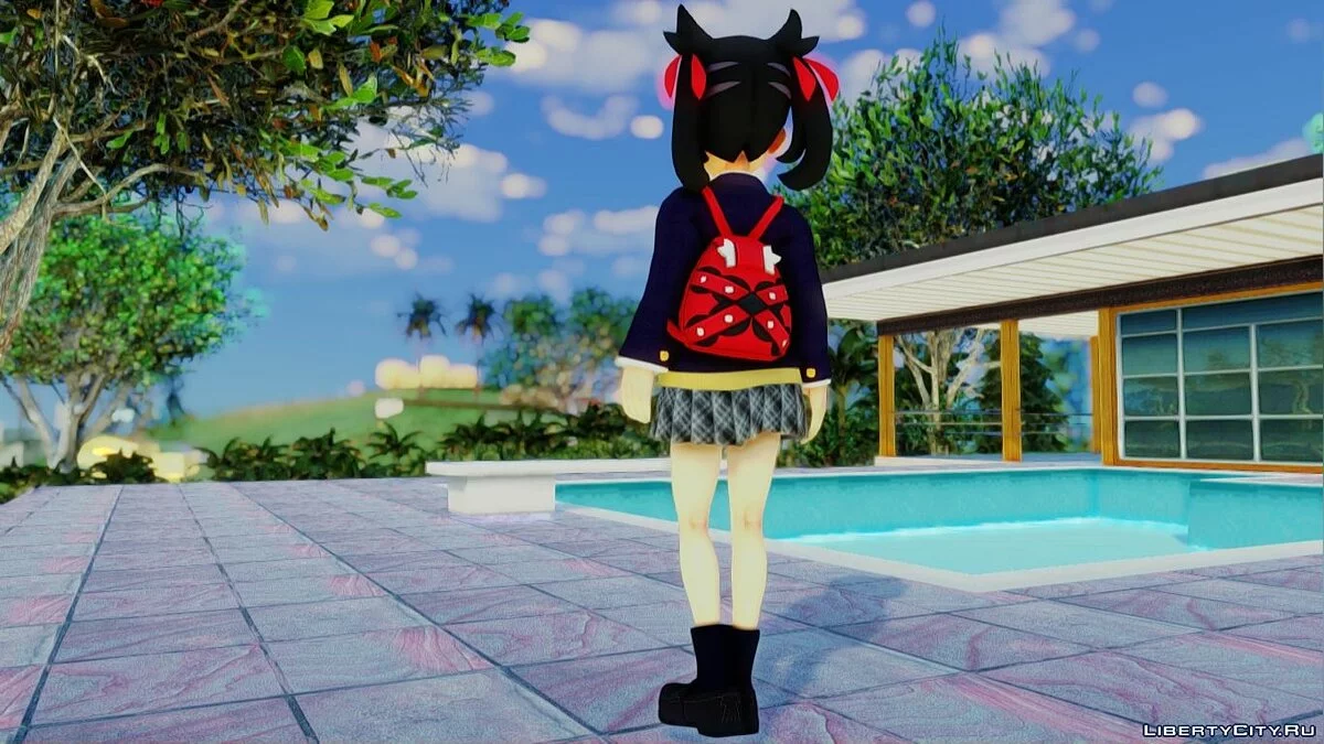 Estudiante Marnie de Pokemon Sword And Shield / GTA San Andreas
