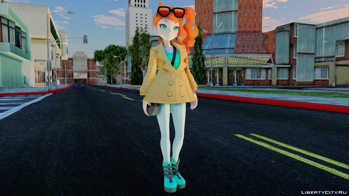 Соня з Pokemon Sword And Shield / GTA San Andreas
