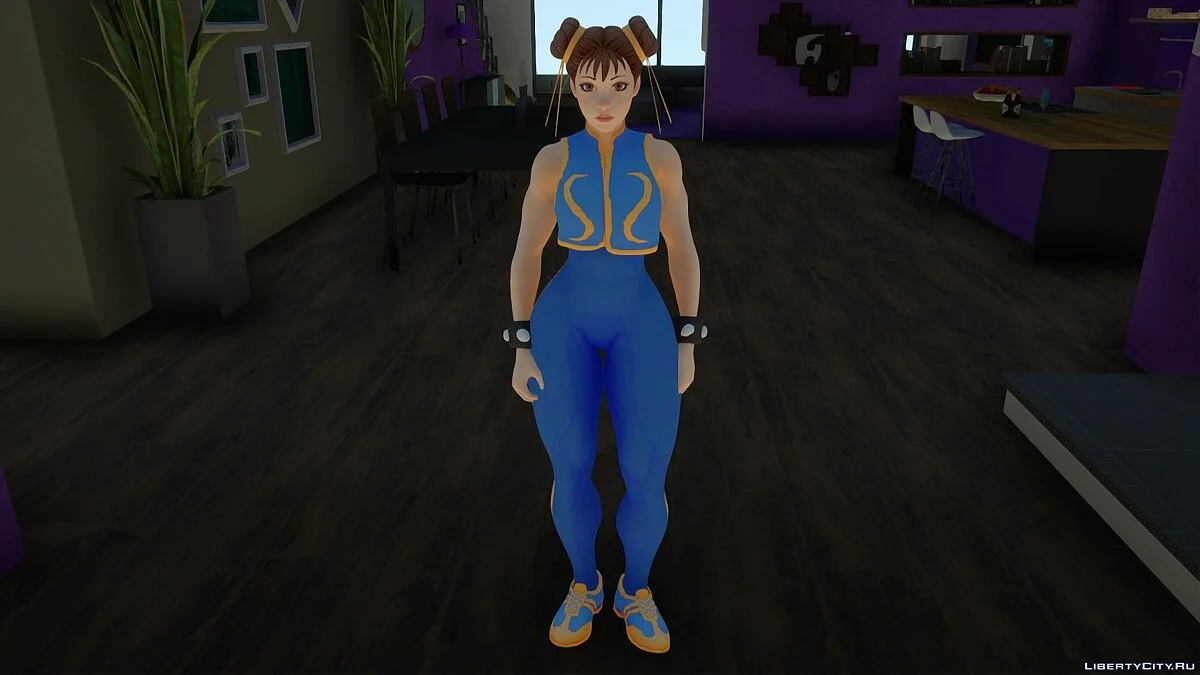 Chun-Li from Street Fighter / GTA San Andreas