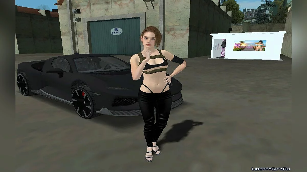 Jill Valentine de Resident Evil 3: Remake - Merc Charmer / GTA San Andreas