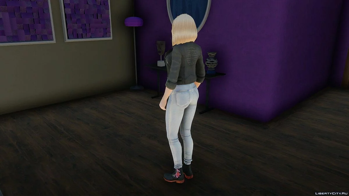 Helena Douglas im Biker-Outfit / GTA San Andreas