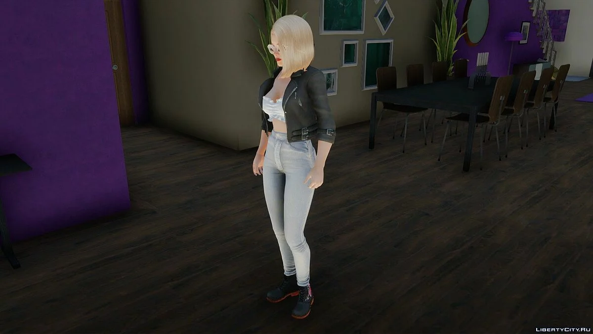 Helena Douglas im Biker-Outfit / GTA San Andreas
