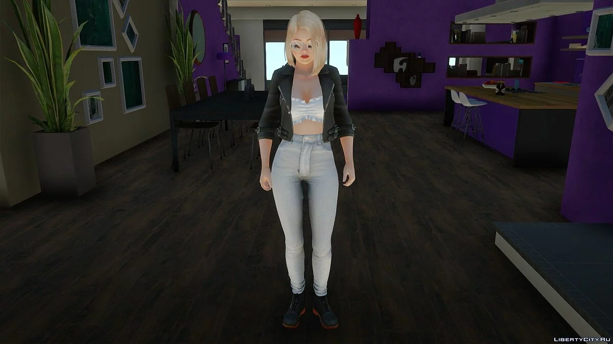 Helena Douglas im Biker-Outfit / GTA San Andreas