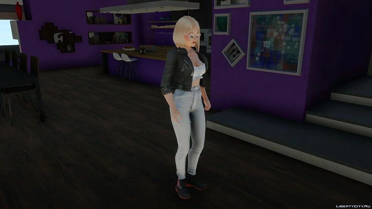 Helena Douglas im Biker-Outfit / GTA San Andreas
