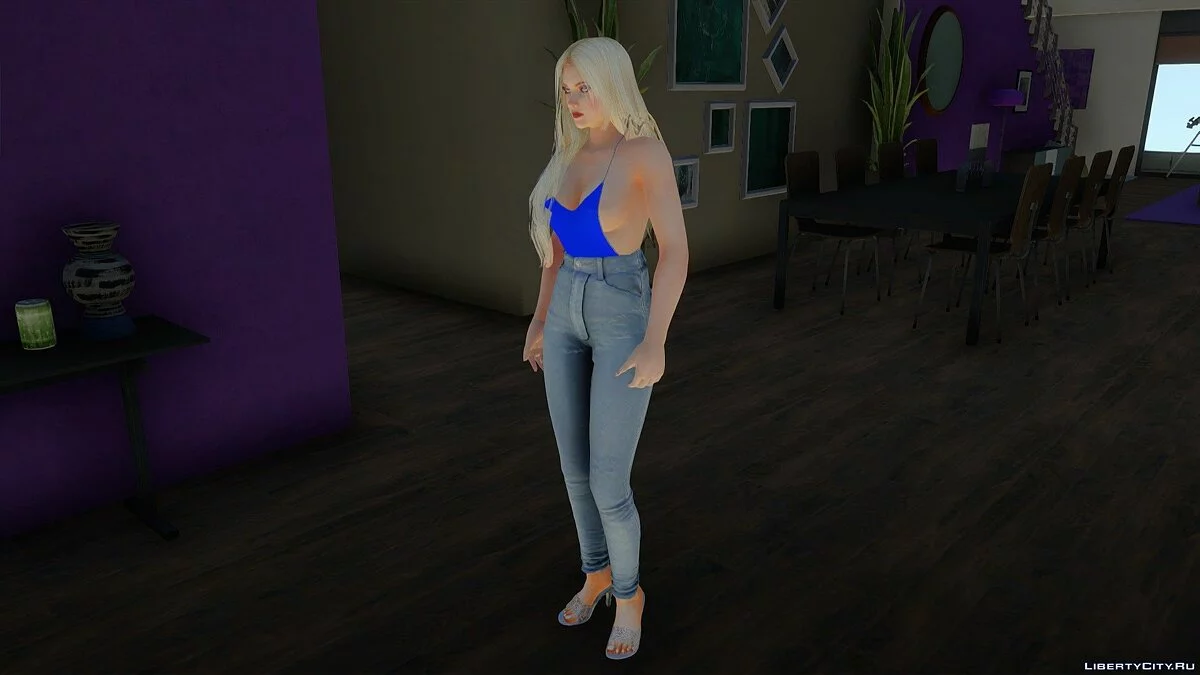 Хелена Дуглас у повсякденному одязі v31 / GTA San Andreas