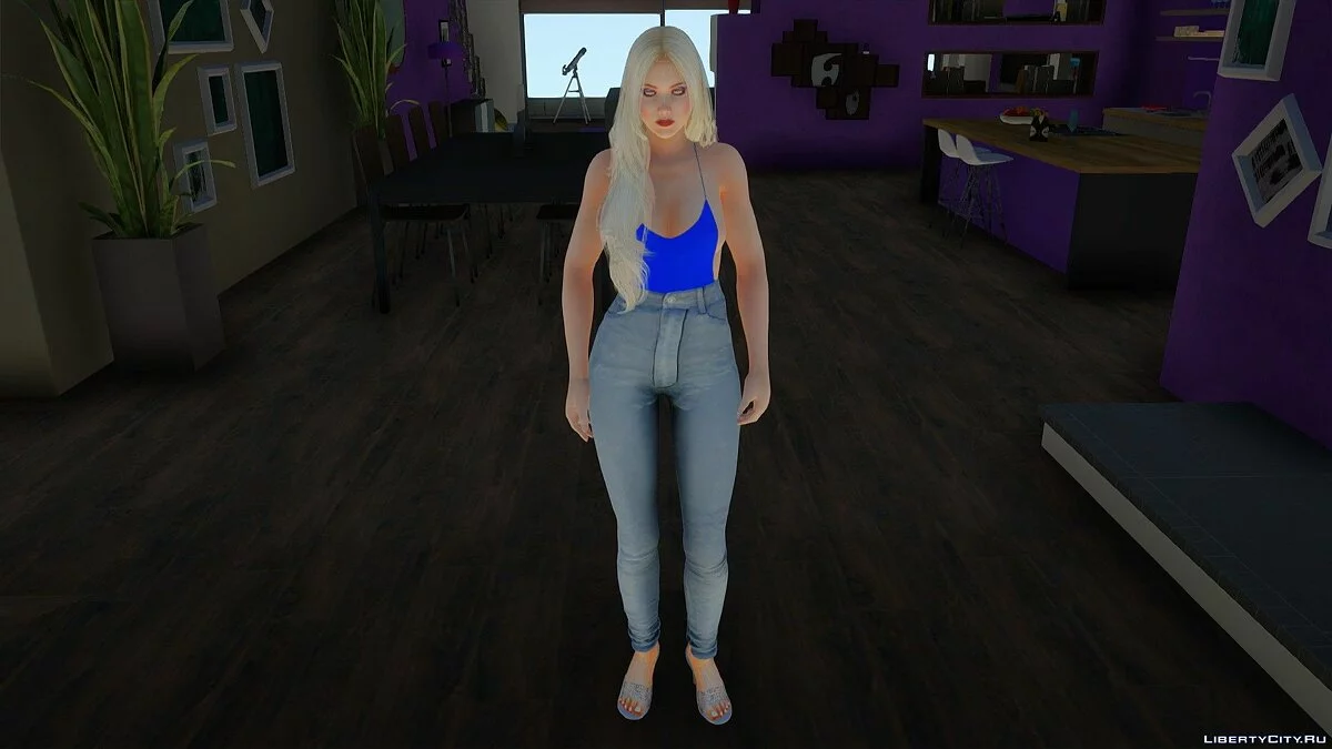 Хелена Дуглас у повсякденному одязі v31 / GTA San Andreas