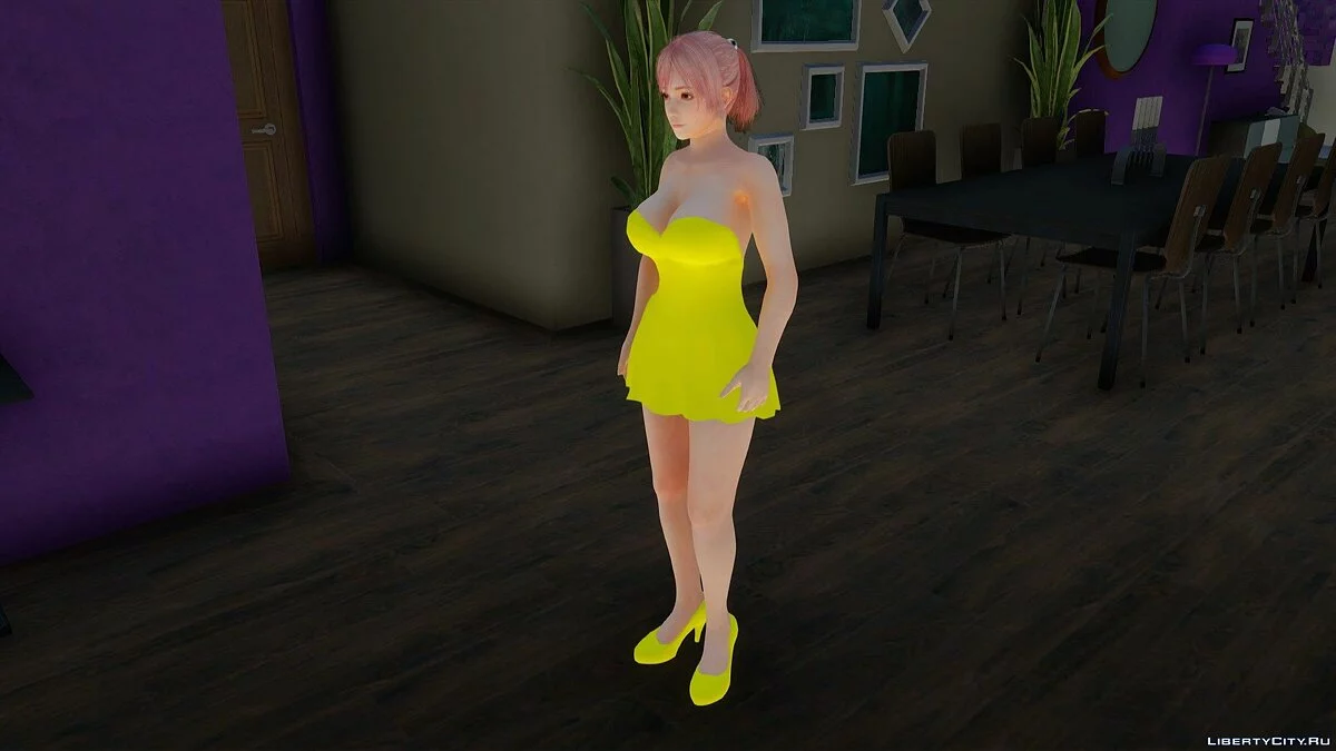 Honoka en robe / GTA San Andreas