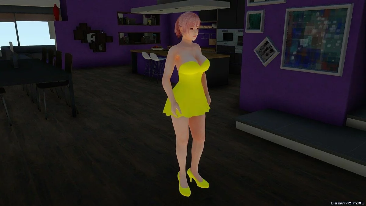 Honoka en robe / GTA San Andreas