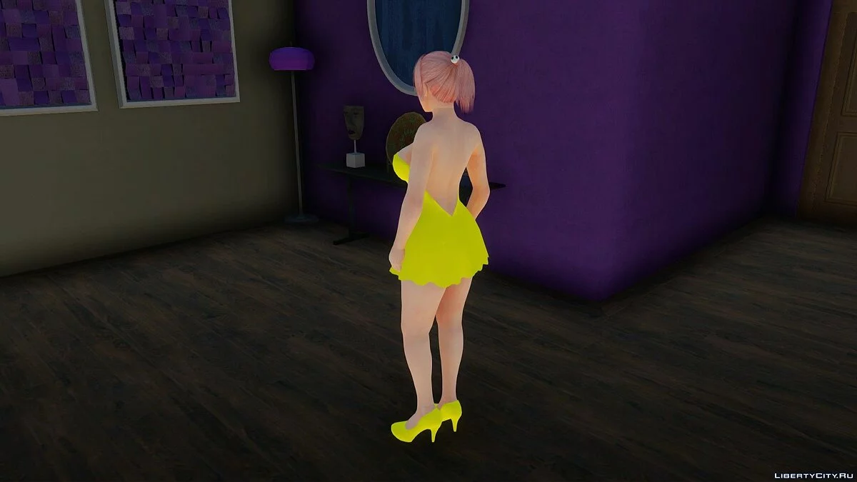 Honoka en robe / GTA San Andreas