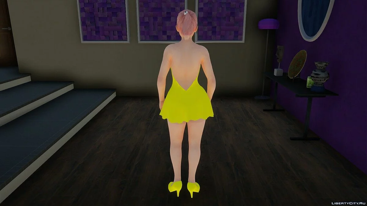 Honoka en robe / GTA San Andreas
