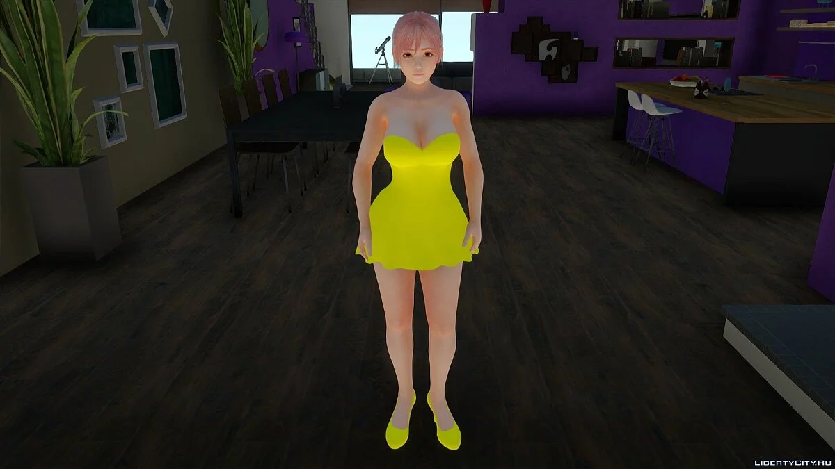 Honoka en robe / GTA San Andreas