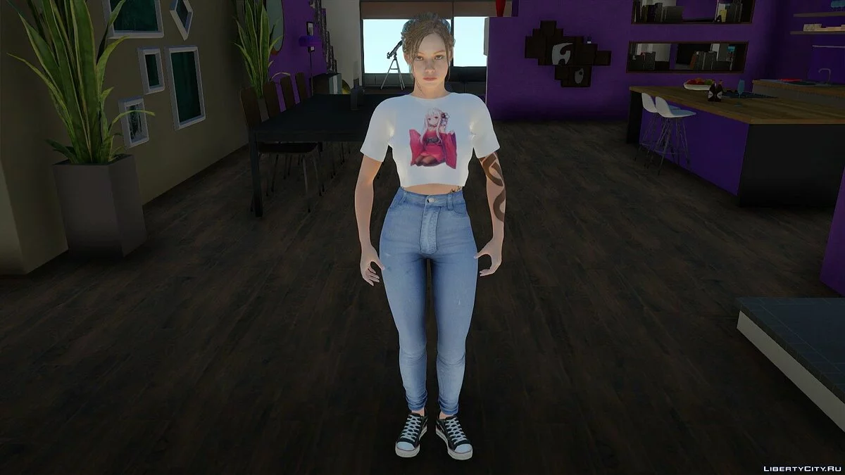 Claire Redfield en ropa casual / GTA San Andreas