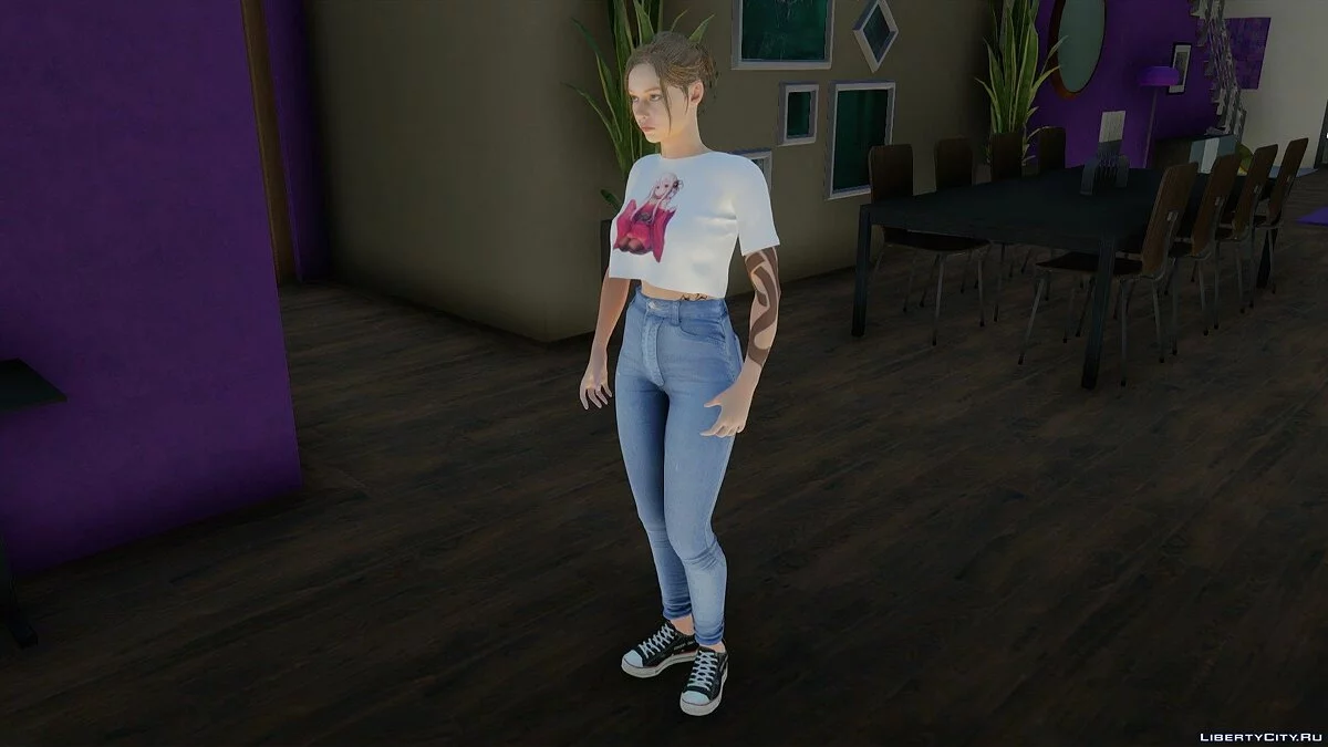 Claire Redfield en ropa casual / GTA San Andreas