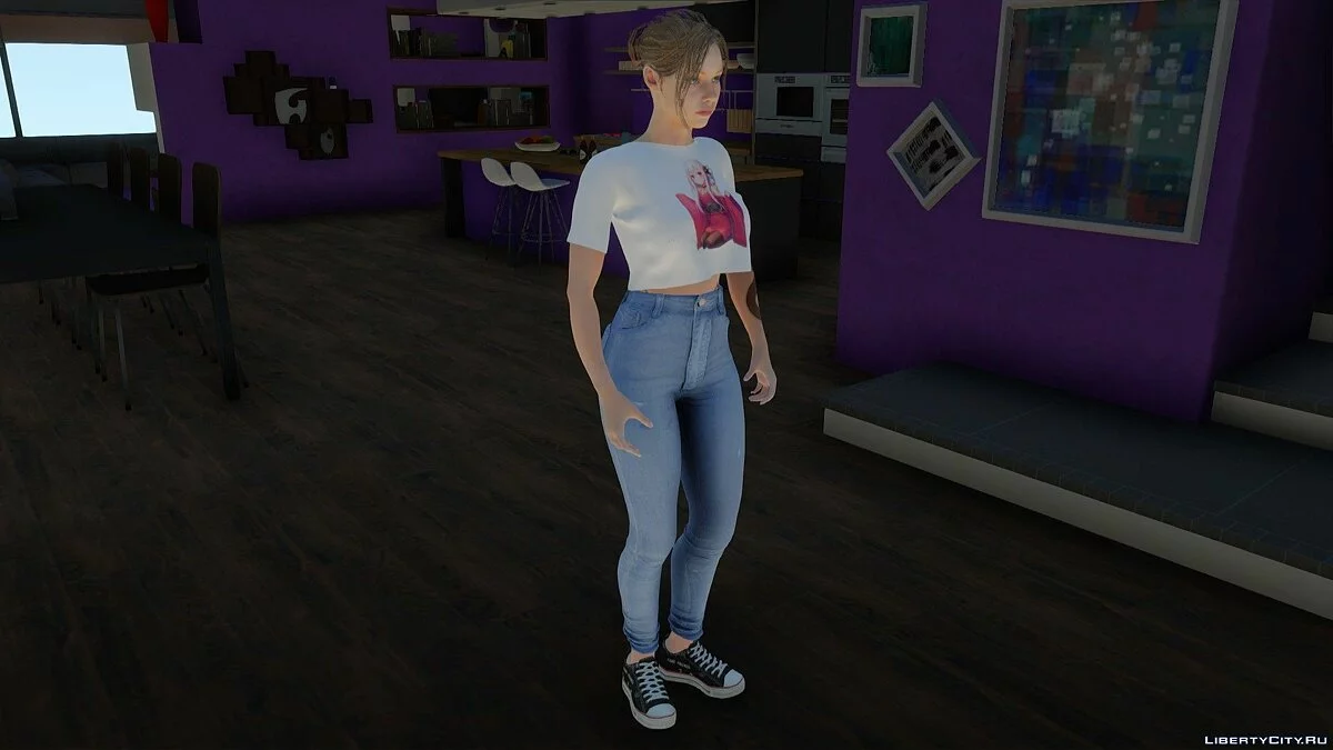 Claire Redfield en ropa casual / GTA San Andreas