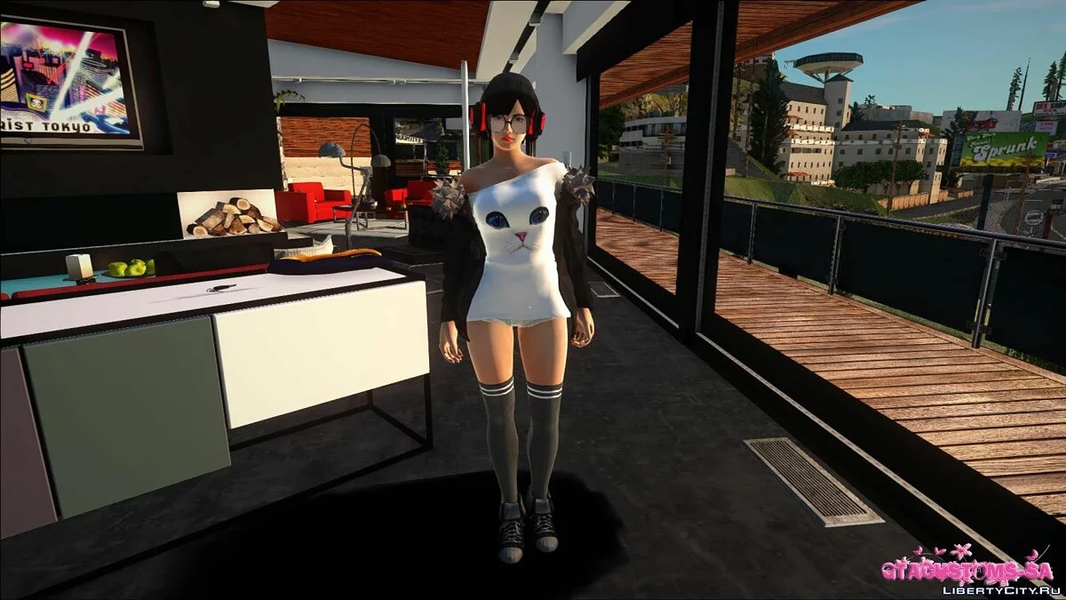 Kokoro in Casual Wear / GTA San Andreas