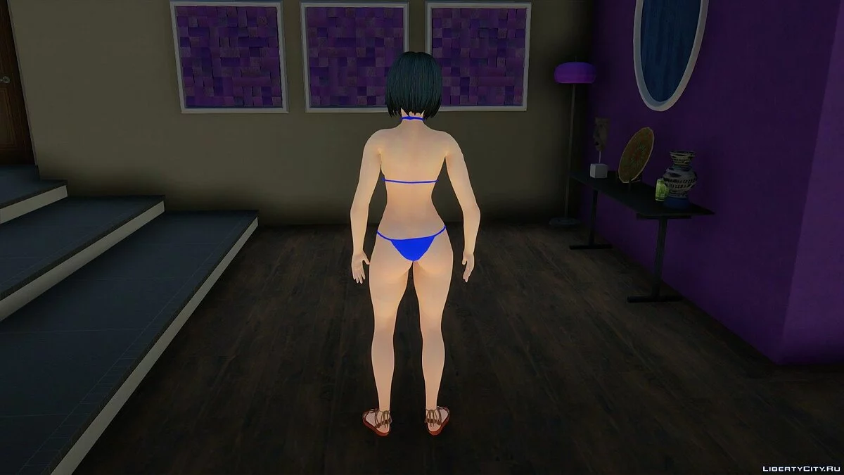 Mikasa Ackerman in a Bikini / GTA San Andreas