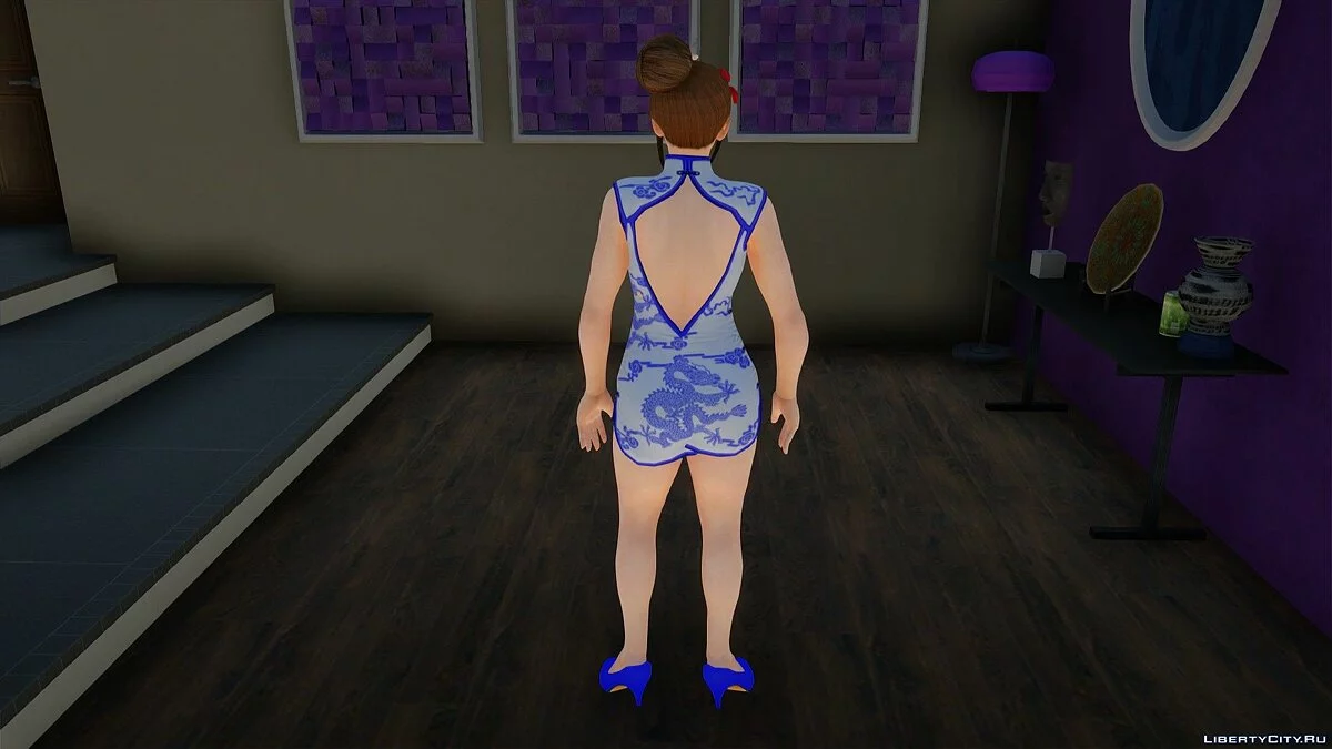 Mai Shiranui in Qipao Dress / GTA San Andreas