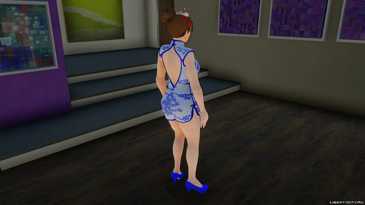 Mai Shiranui in Qipao Dress / GTA San Andreas