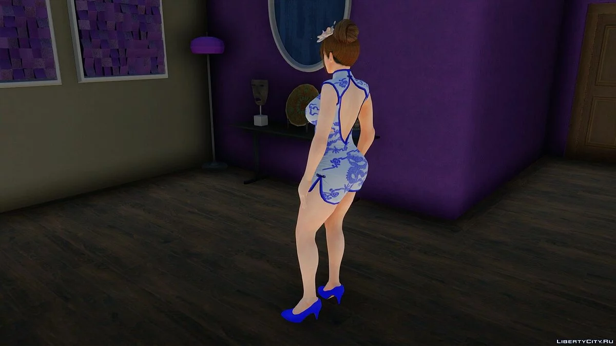Mai Shiranui in Qipao Dress / GTA San Andreas