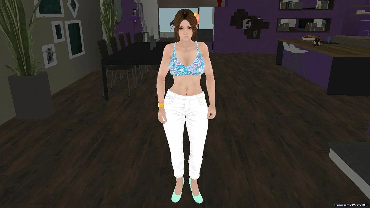 Mai Shiranui in Casual Wear v7 / GTA San Andreas