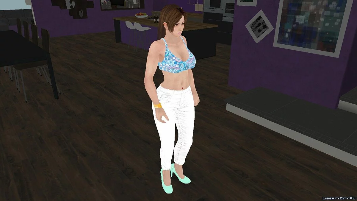 Mai Shiranui in Casual Wear v7 / GTA San Andreas