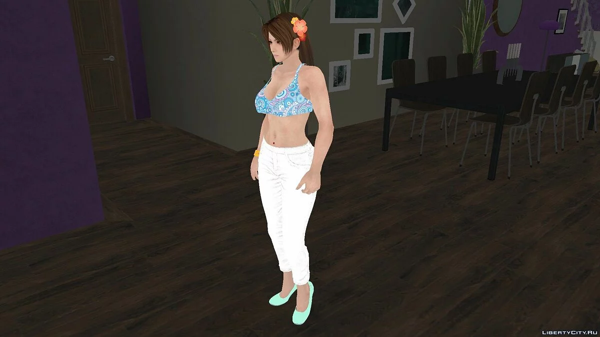 Mai Shiranui in Casual Wear v7 / GTA San Andreas