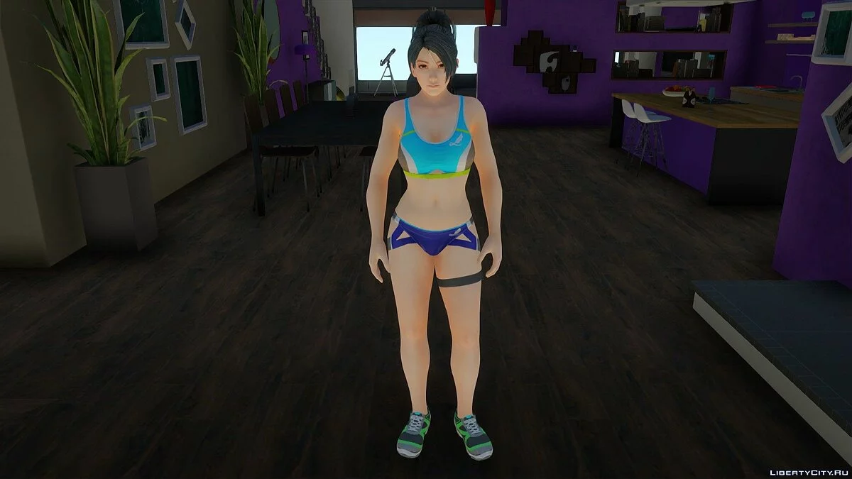 Momiji en ropa deportiva / GTA San Andreas