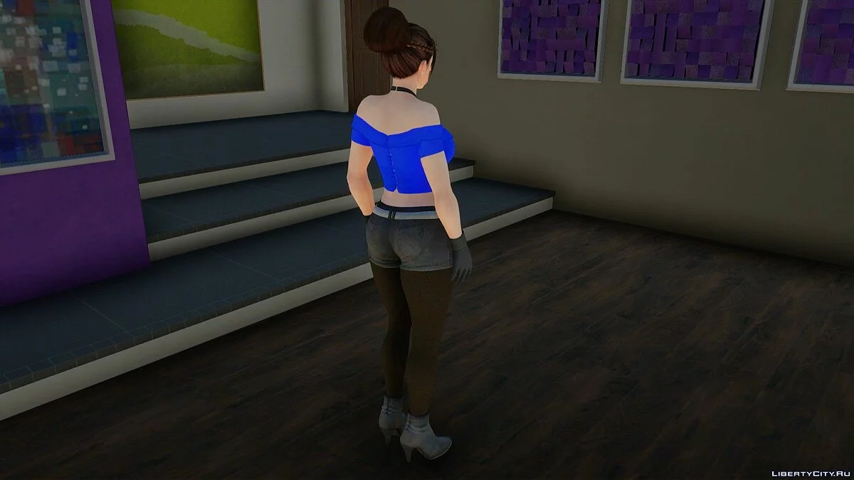 Sexy Kokoro in Casual Wear / GTA San Andreas