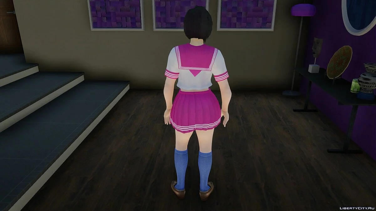 Ada Wong em uniforme escolar / GTA San Andreas