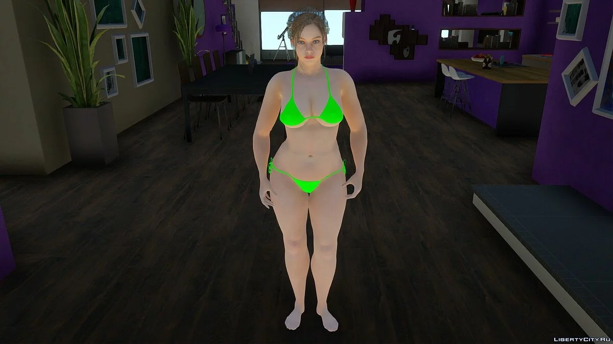 Heiße Claire Redfield im Bikini / GTA San Andreas