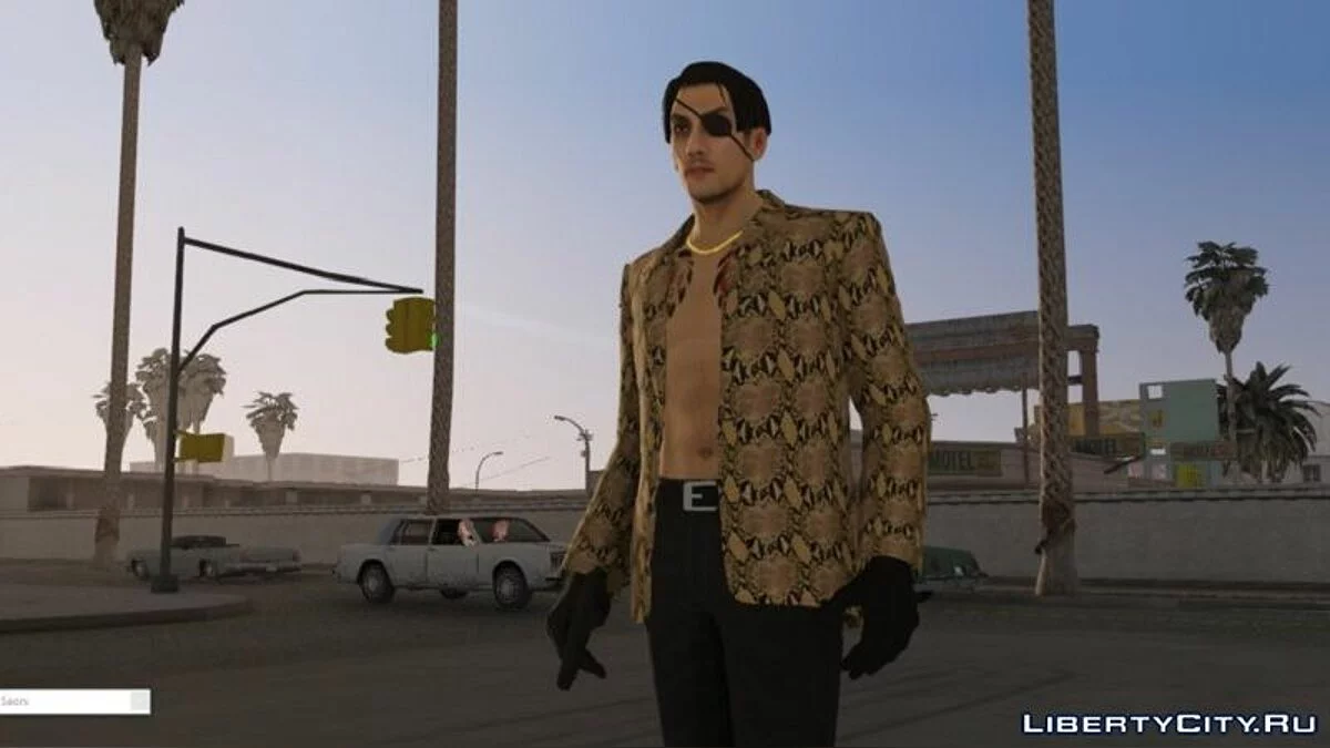 Goro Majima de Yakuza 0 / GTA San Andreas