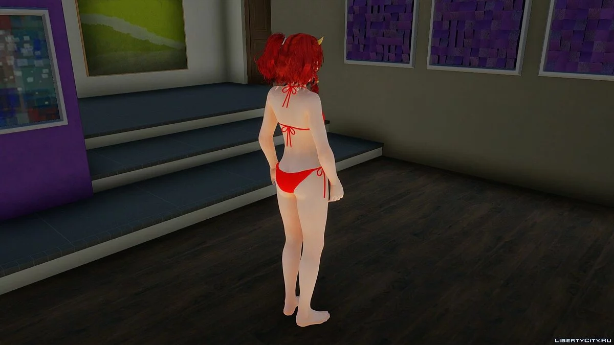 Kanna im Bikini aus Dead or Alive Xtreme Venus Vacation / GTA San Andreas