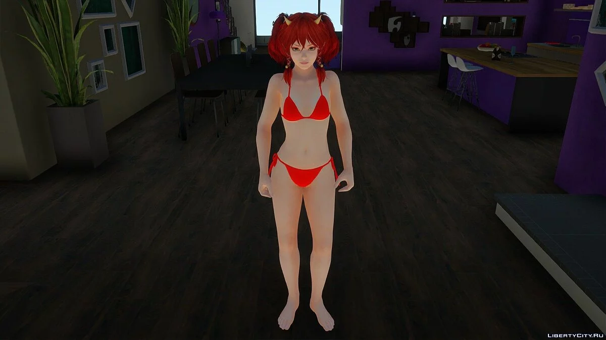 Kanna im Bikini aus Dead or Alive Xtreme Venus Vacation / GTA San Andreas