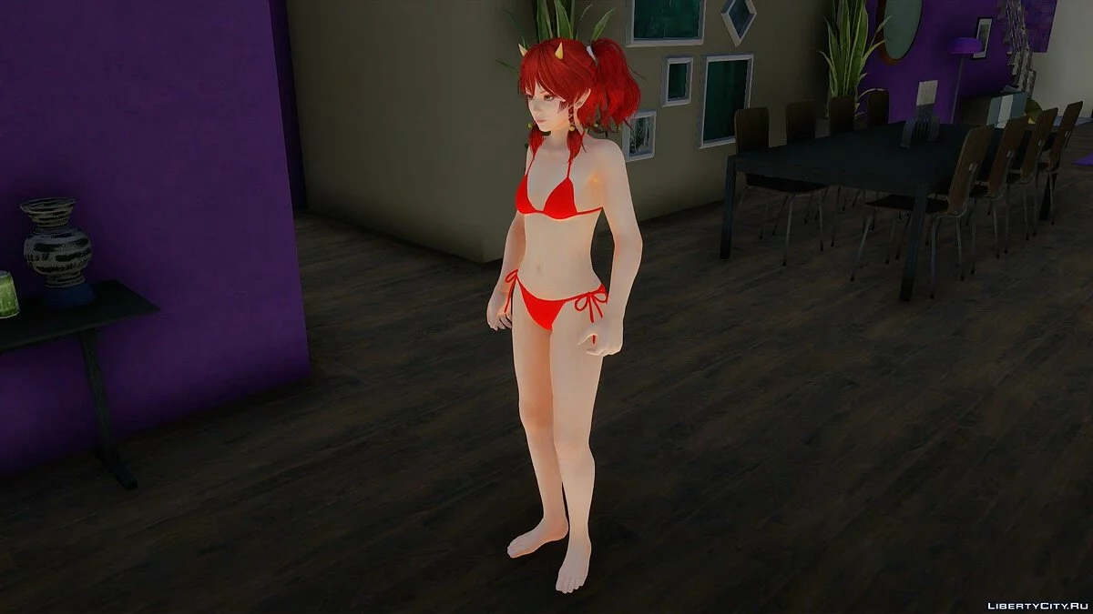 Kanna im Bikini aus Dead or Alive Xtreme Venus Vacation / GTA San Andreas