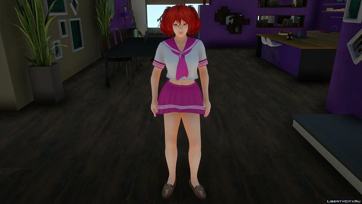Kanna im Schuluniform / GTA San Andreas