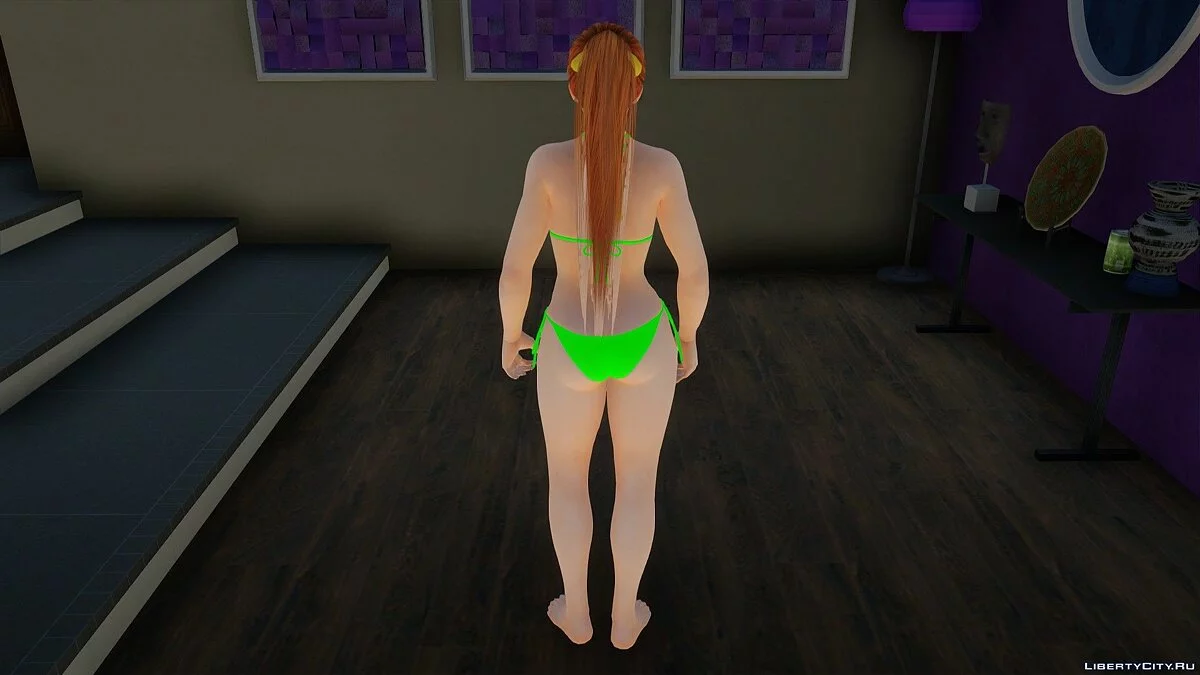 Kasumi en bikini de Dead or Alive Xtreme Venus Vacation / GTA San Andreas