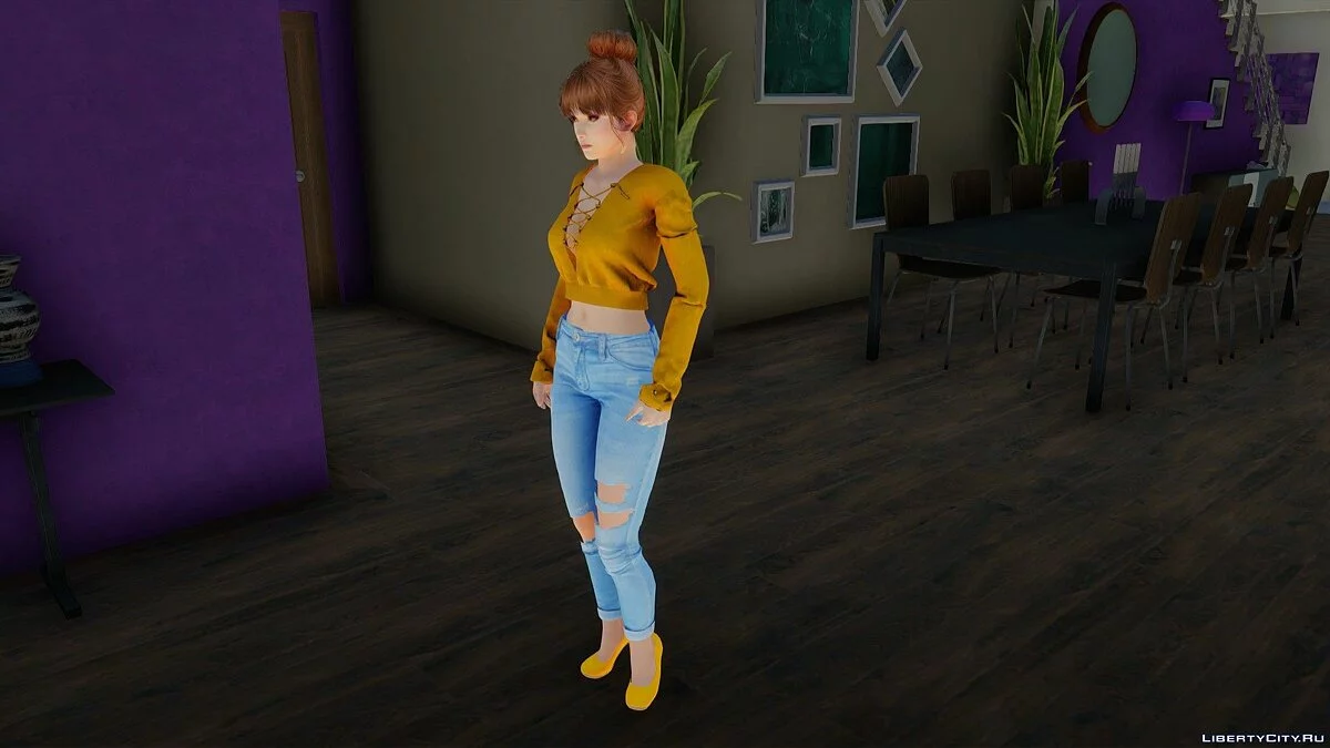 Kasumi en tenue décontractée v14 / GTA San Andreas
