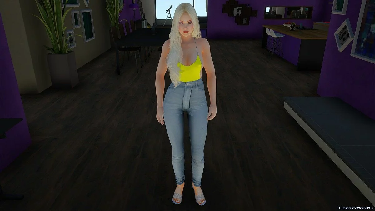 Helena Douglas in casual clothes v31 / GTA San Andreas
