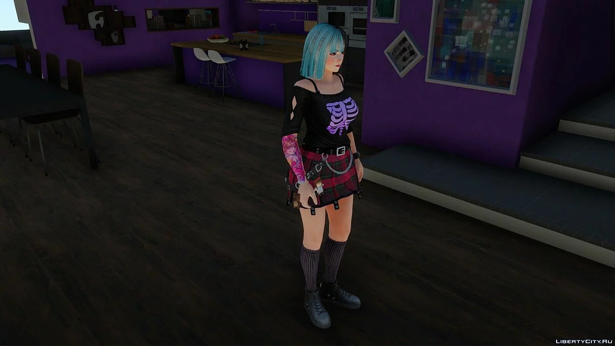 Hitomi in casual clothes / GTA San Andreas