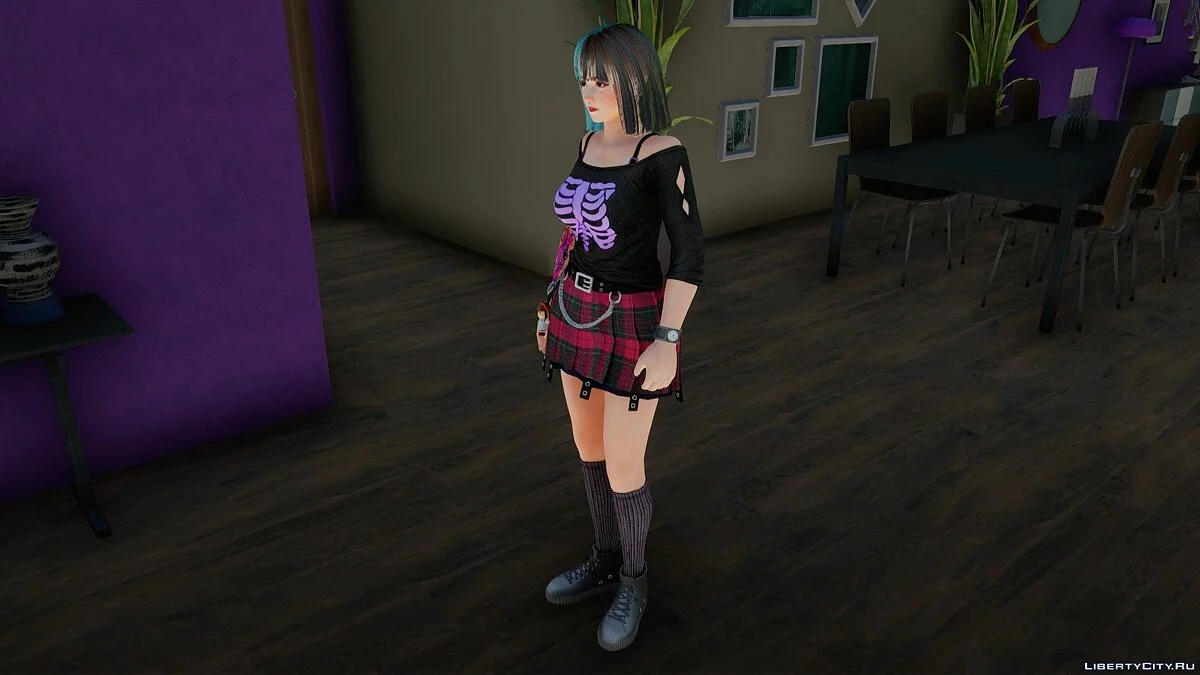 Hitomi in casual clothes / GTA San Andreas