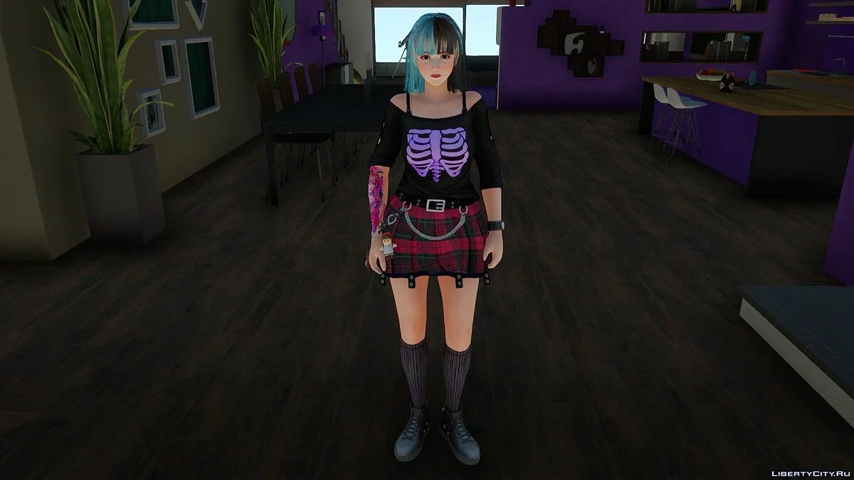 Hitomi in casual clothes / GTA San Andreas