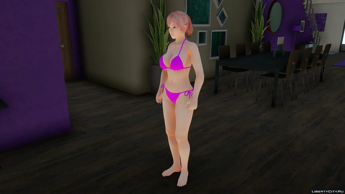 Honoka en bikini de Dead or Alive Xtreme Venus Vacation / GTA San Andreas