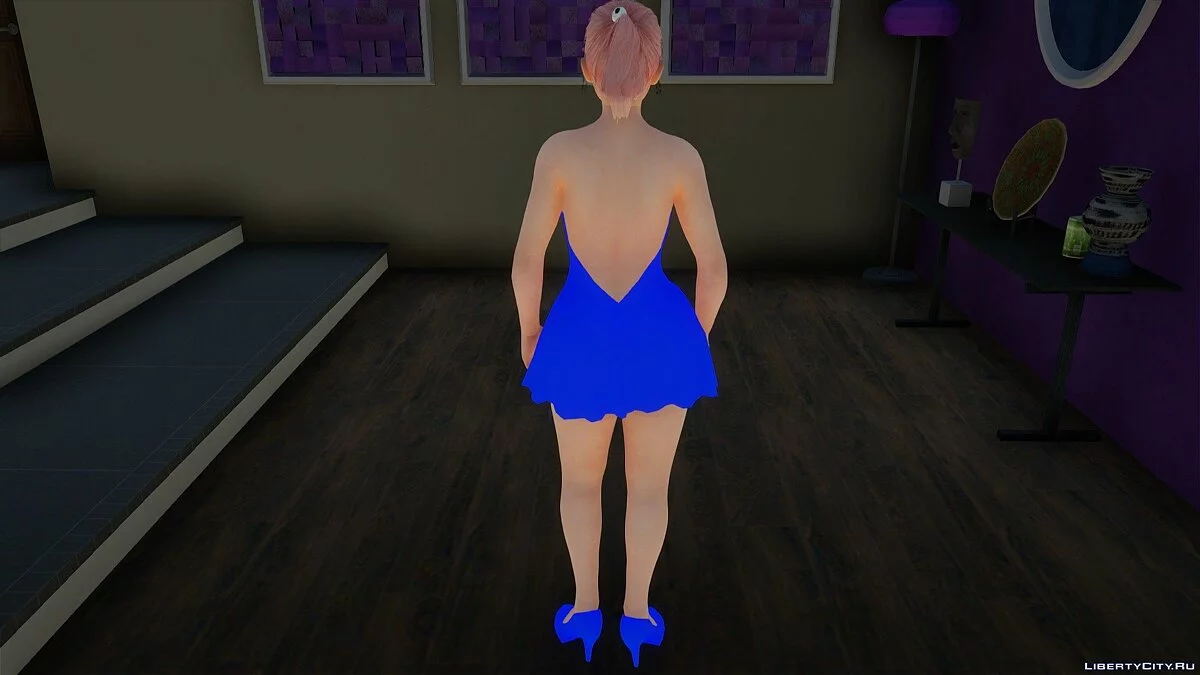 Honoka im Kleid / GTA San Andreas