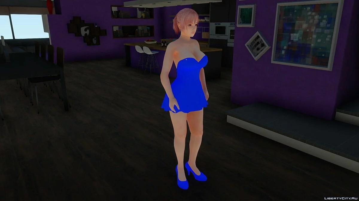 Honoka im Kleid / GTA San Andreas