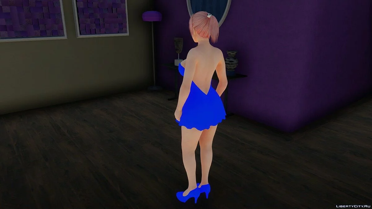 Honoka im Kleid / GTA San Andreas