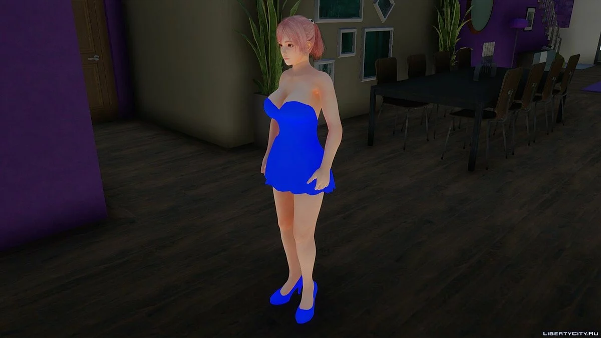 Honoka im Kleid / GTA San Andreas