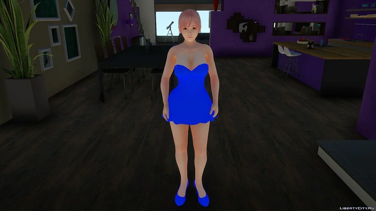 Honoka im Kleid / GTA San Andreas
