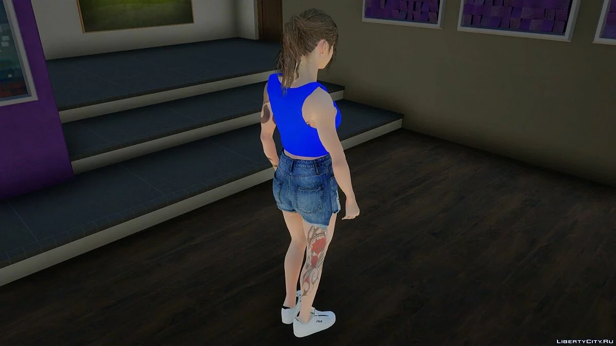 Клэр Редфілд у повсякденному одязі / GTA San Andreas