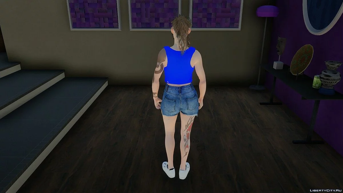Клэр Редфілд у повсякденному одязі / GTA San Andreas