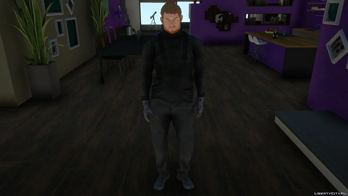 Chris Redfield de Resident Evil 8: Village / GTA San Andreas